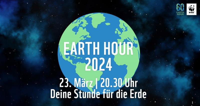 Logo der Earth Hour 2024
