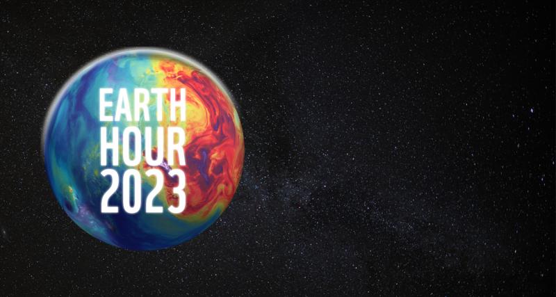 Logo der Earth Hour 2023